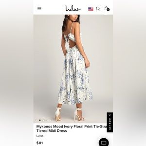 Mykonos Lulus Linen Maxi Dress